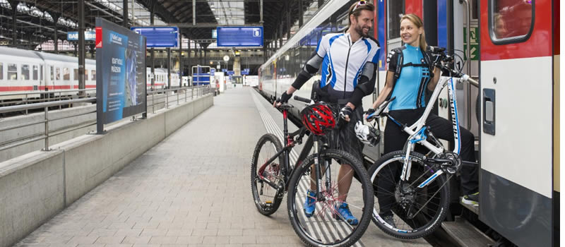 Viajar con bicicleta en tren en Europa