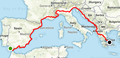 Ruta Eurovelo 8: la Ruta Mediterránea