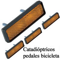Catadióptricos pedales bicicleta