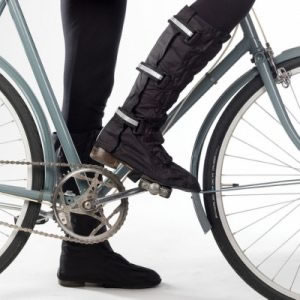 Cubrezapatillas impermeable ciclismo negro