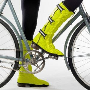 cubrezapatillas amarrillos mujer para bicicleta leggits