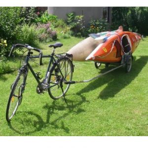 remolque de bicicleta utilitario para mercancías