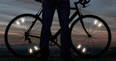 Señalización: luces pasivas que te hacen visible en bicicleta